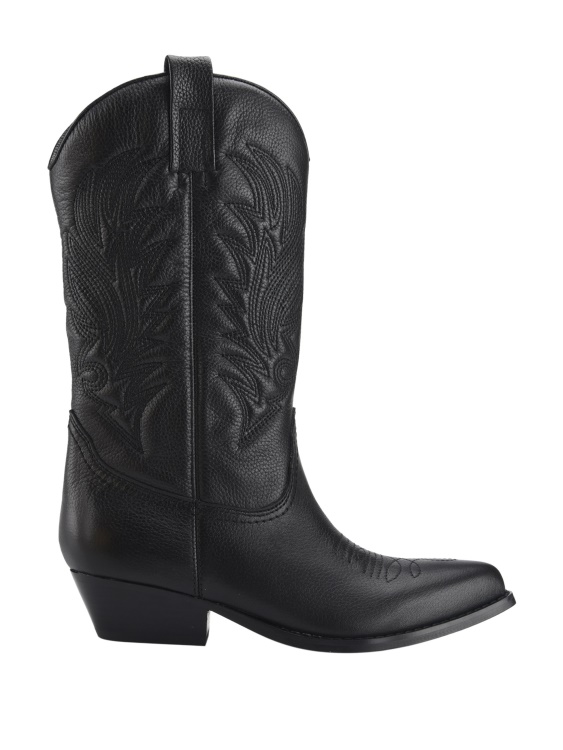 Guess черни 001 кожени ботуши за каубойка