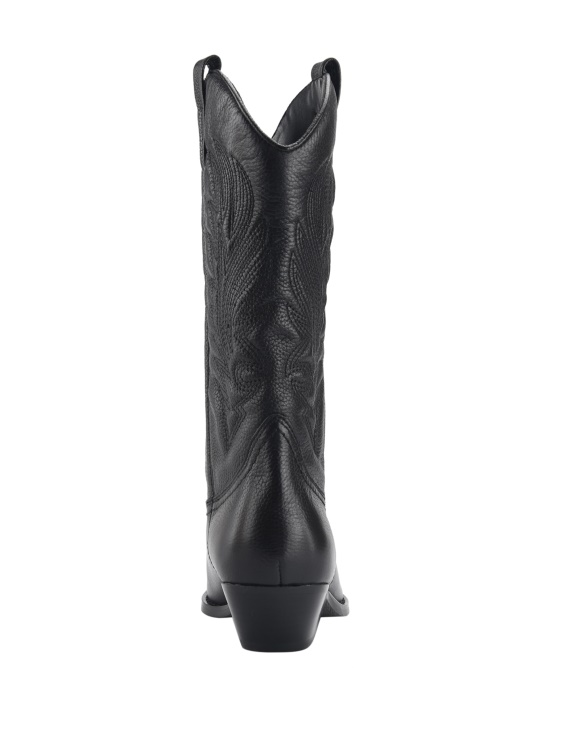 Guess черни 001 кожени ботуши за каубойка