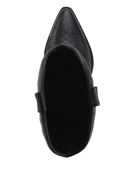 Guess черни 001 кожени ботуши за каубойка