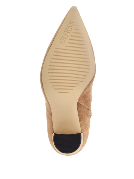 Abetter ботуши от изкуствен велур над коляното средно кафяво предположение