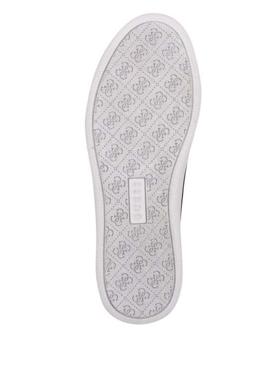 бели многоплаткови ниски маратонки с изплакнато лого Guess