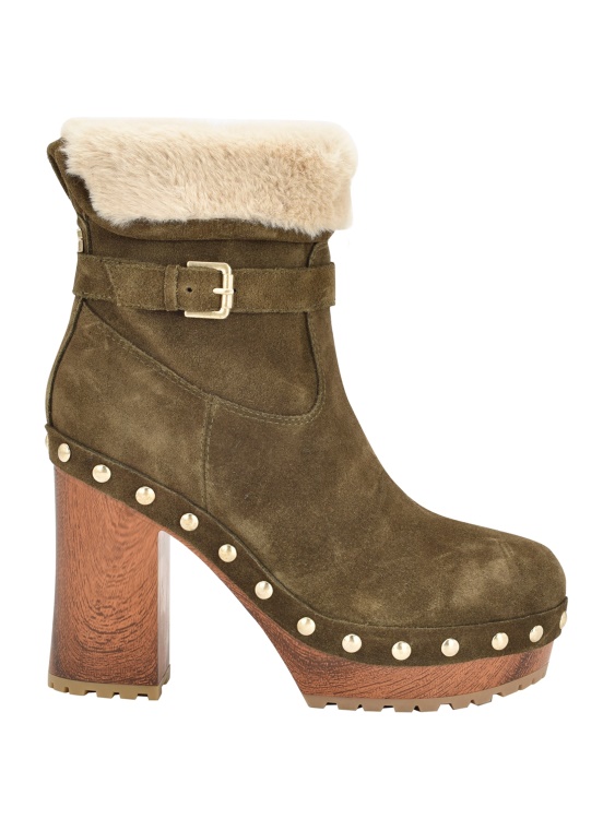 среднозелени ботуши 310 Guess Damina с подплата от изкуствена кожа