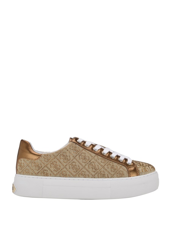 Gelsen Rhinestone лого ниски маратонки Guess бронз