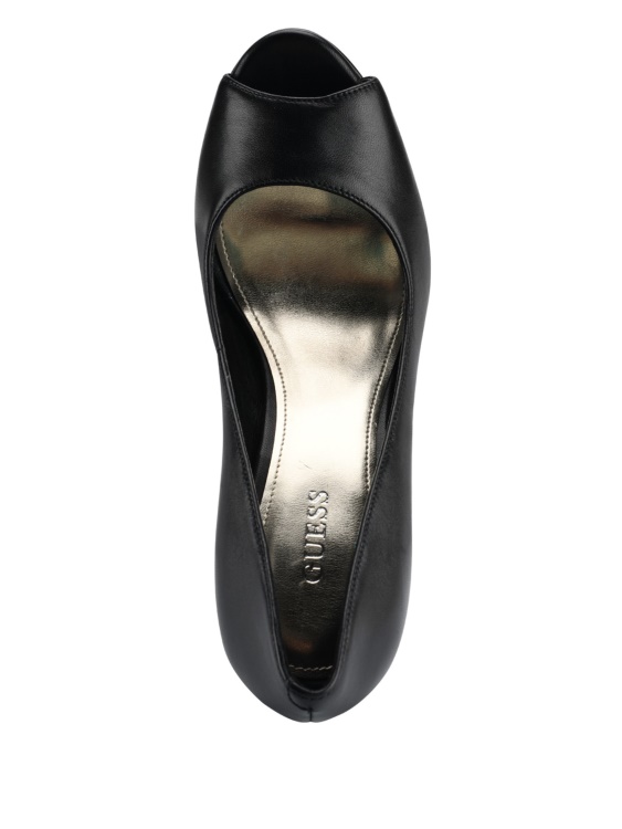 Guess Black 001 Cacei Peep-toe Stiletto