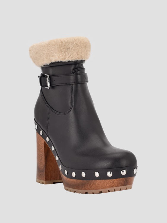 ботуши Damina с подплата от изкуствена кожа черни 001 Guess