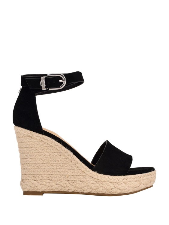 Хиди велурени клинове еспадрили Guess Black1