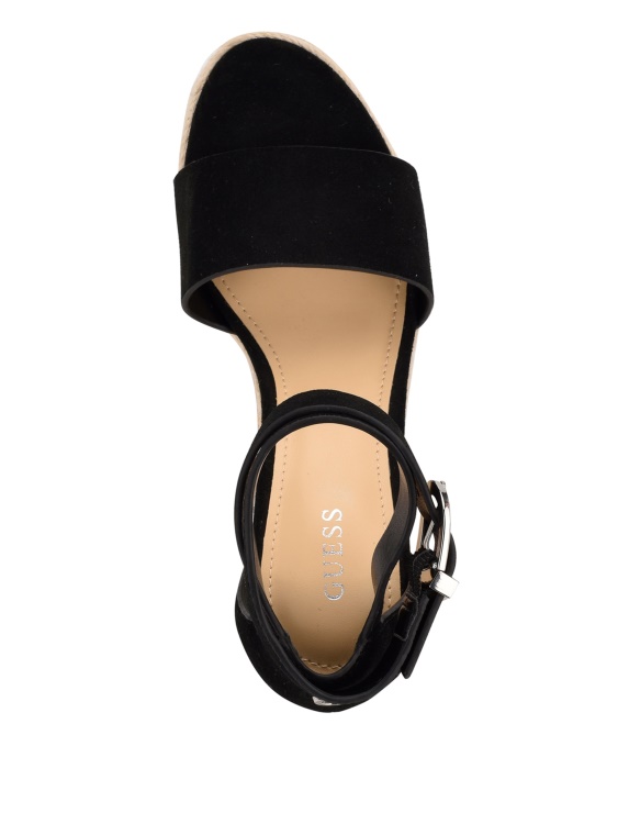 Хиди велурени клинове еспадрили Guess Black1