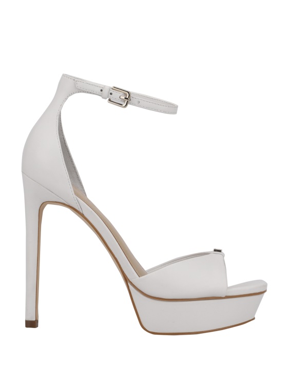 бели кожени сандали тип Ellsyn на платформа Guess