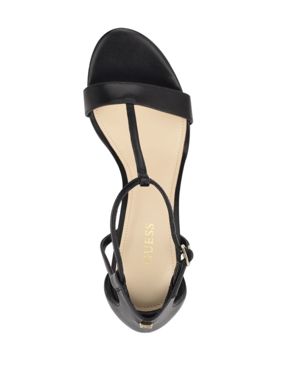 черни обувки Guess Tecru T-strap Stilettos