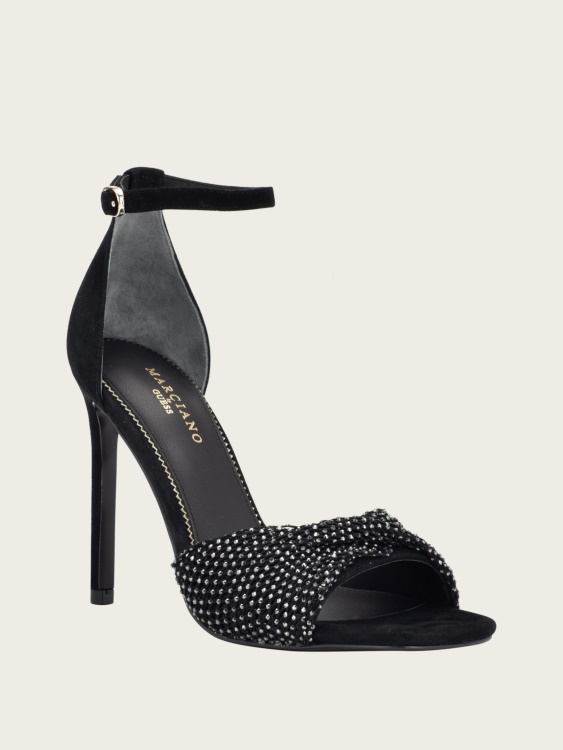 Guess Black1 Balie сандал със кристали
