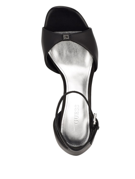 Guess черни обувки на платформа 002 Ellsyn