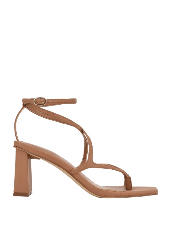 Guess Arisae сандали с висок ток средни естествени