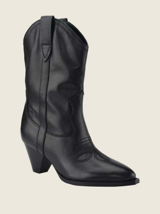 черни 002 каубойски ботуши Odilia Guess