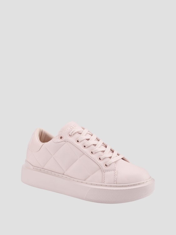 Guess Hilan ватирани ниски кецове светло розово 680