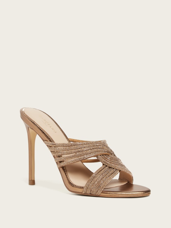 Guess лек ток с каишки от естествени кристали