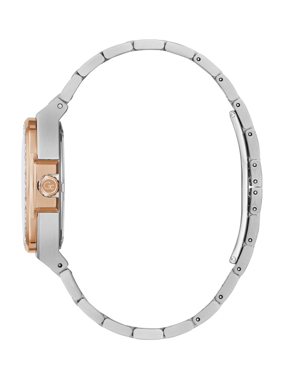 двуцветен и седефен аналогов часовник Guess Multi