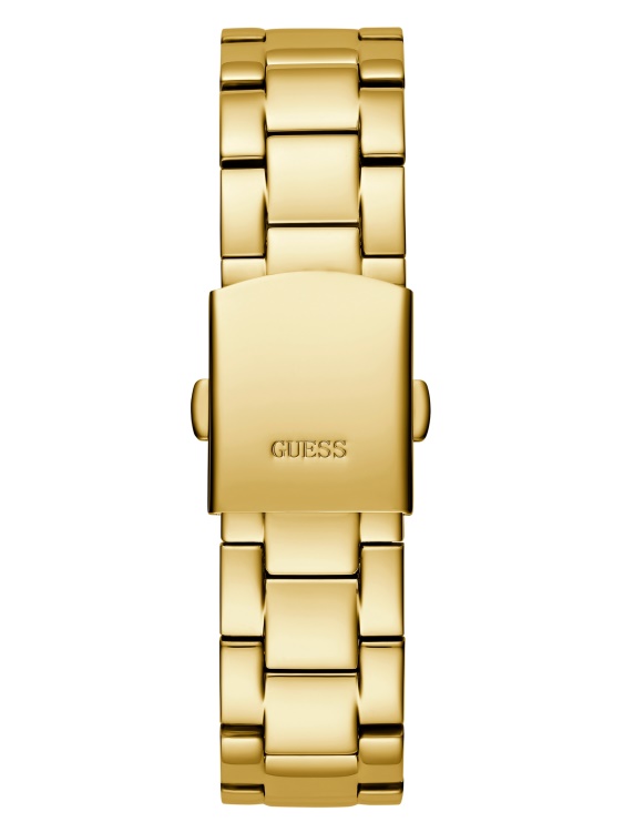 многофункционален часовник със златни тонове и дъга Gold Guess