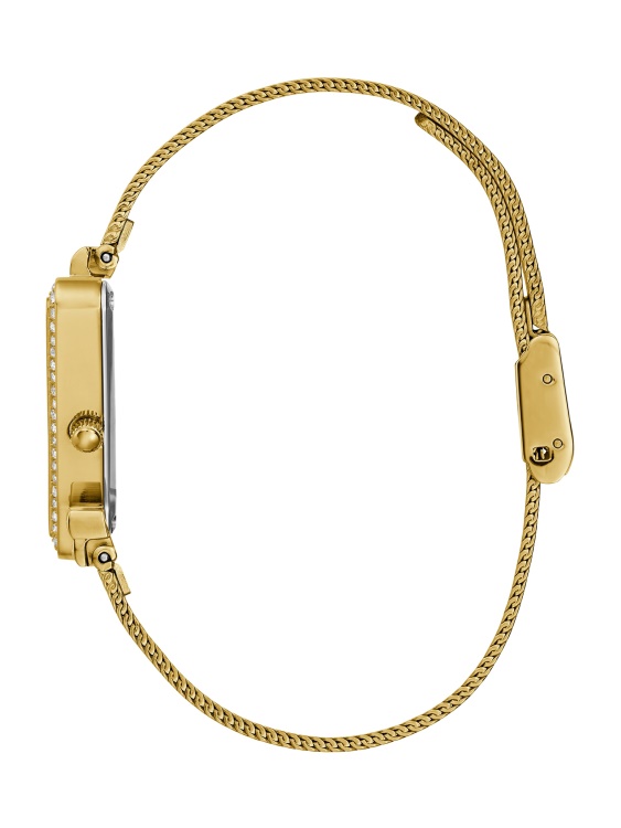 аналогов часовник Guess златен мрежест триъгълник