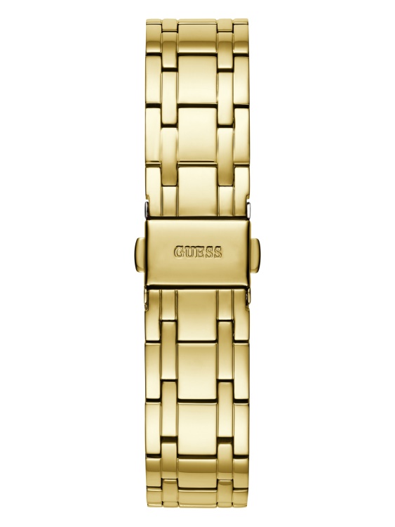 Gold Guess златен аналогов часовник шампанско