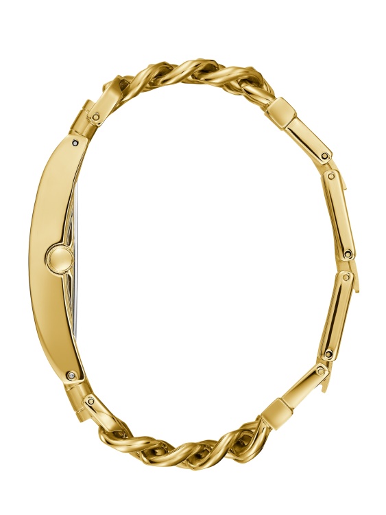 аналогов златист часовник с верижка Guess Gold