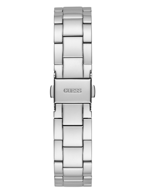 мултифункционален часовник със сребърни тонове и кристали Multi Guess