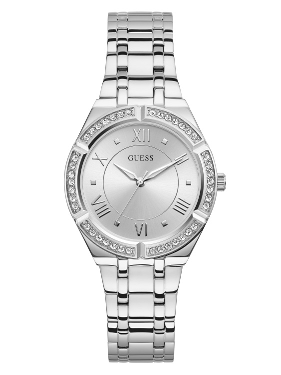 сребрист аналогов часовник Guess Multi