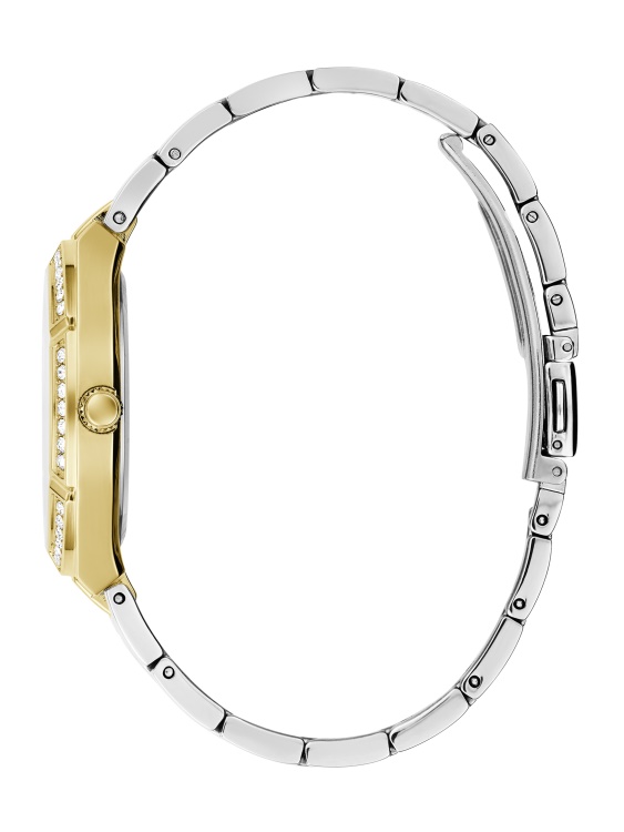 сребрен/златен двуцветен аналогов часовник Guess