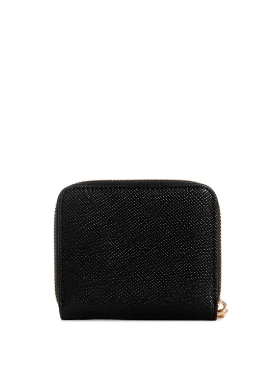 Guess Laurel малък портфейл с цип черен