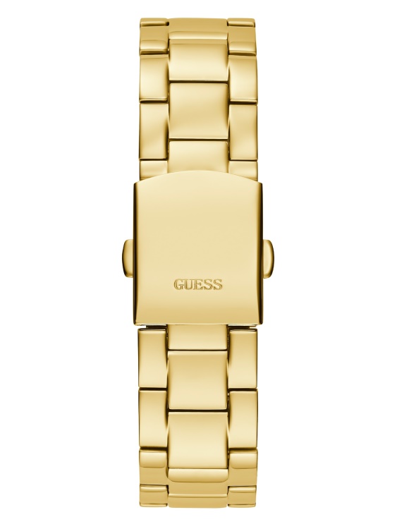 мултифункционален часовник в златист цвят Guess Multi нова тенденция