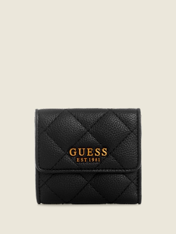 Guess Abey портмоне за карти и монети черно