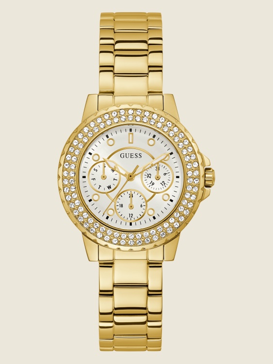 златист часовник Guess Multi