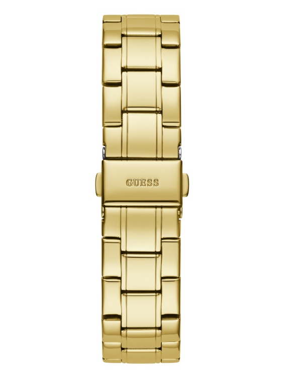 аналогов часовник Guess Multi черен и златен тон