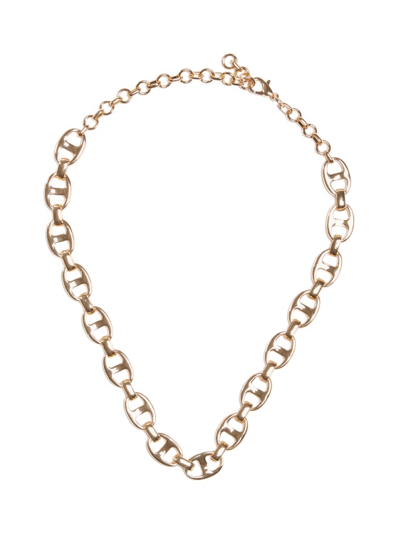 Guess 14-каратова позлатена морска верижка окачване злато