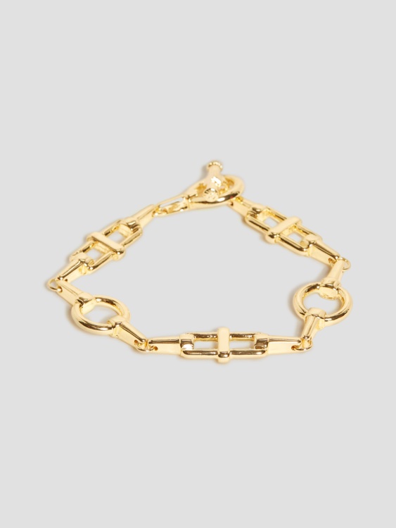 златист тон превключваща гривна Guess Gold