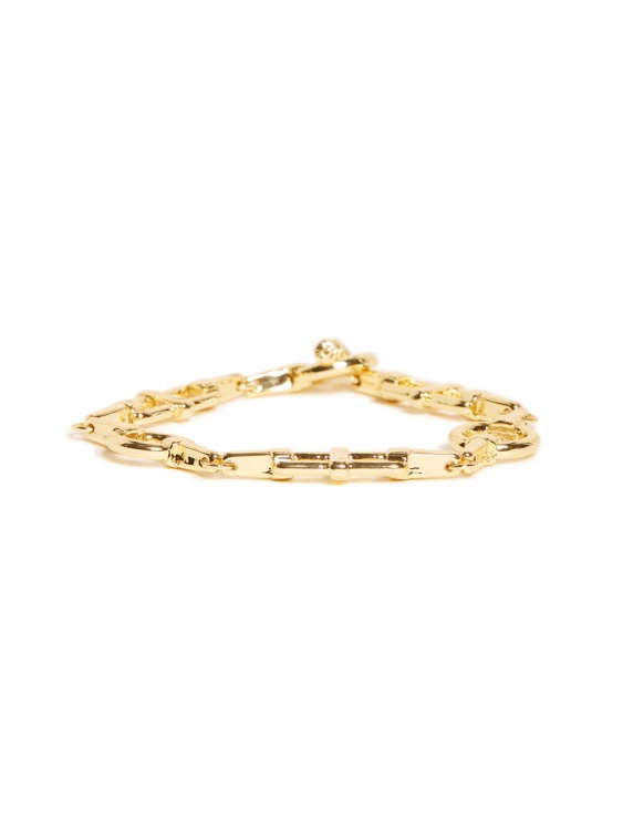 златист тон превключваща гривна Guess Gold