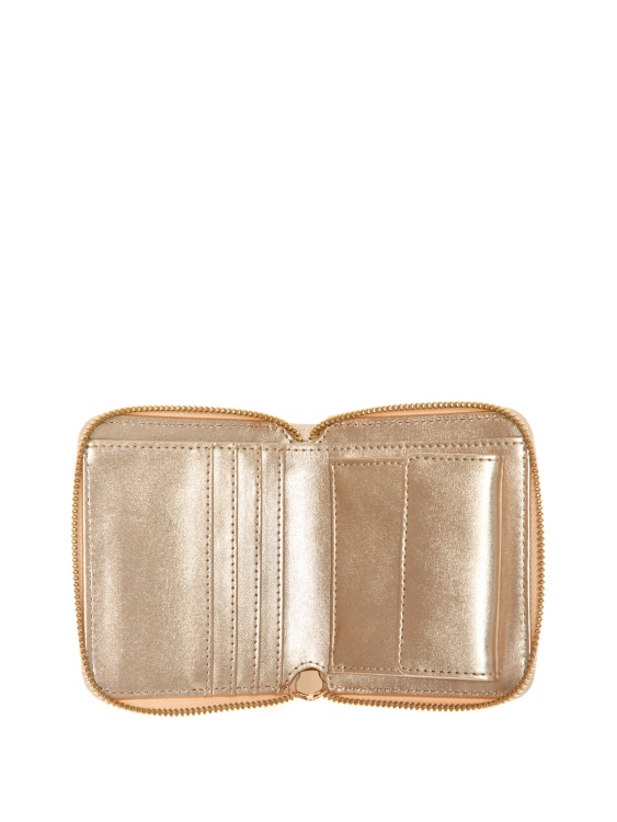 Guess Light Cognac Laurel Малък портфейл с цип