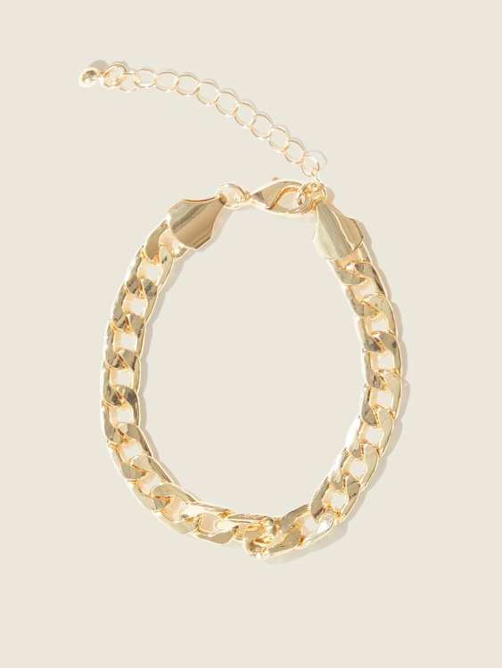 14-каратова позлатена гривна с верижка Guess Gold