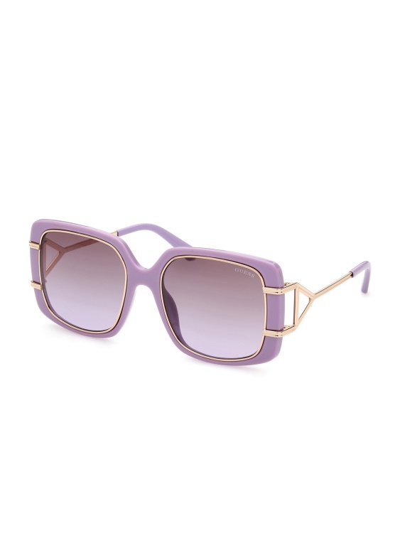 огромни квадратни слънчеви очила Guess Purple