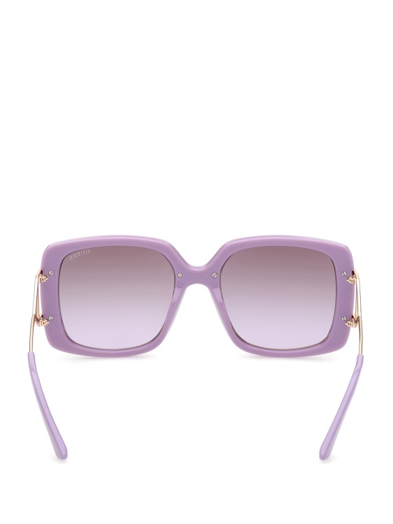 огромни квадратни слънчеви очила Guess Purple