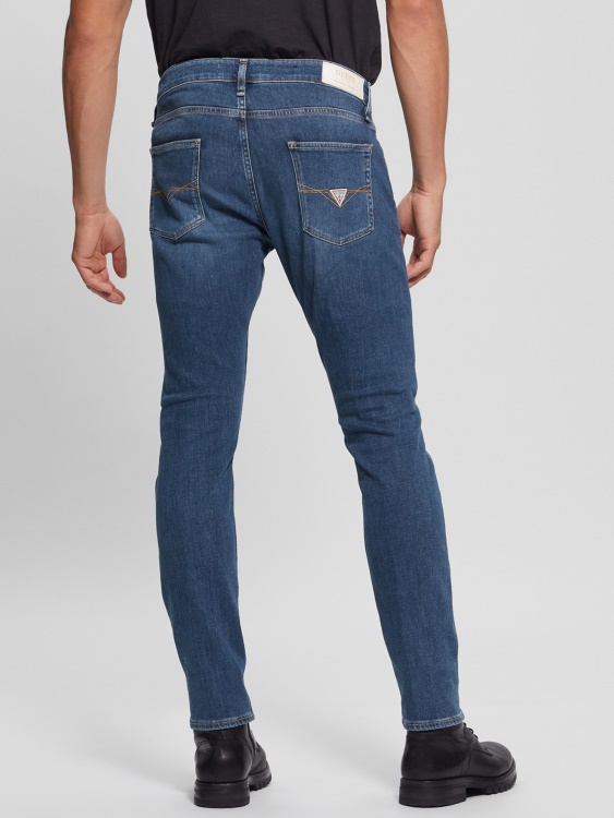 тесни джинси Chris със смес от еко кашмир Guess Absolute