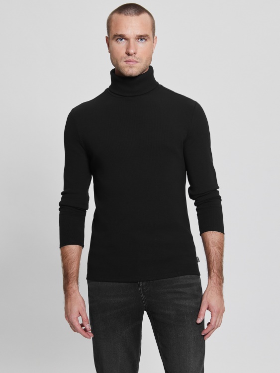 Mateo водолазка Tee Jet Black Guess
