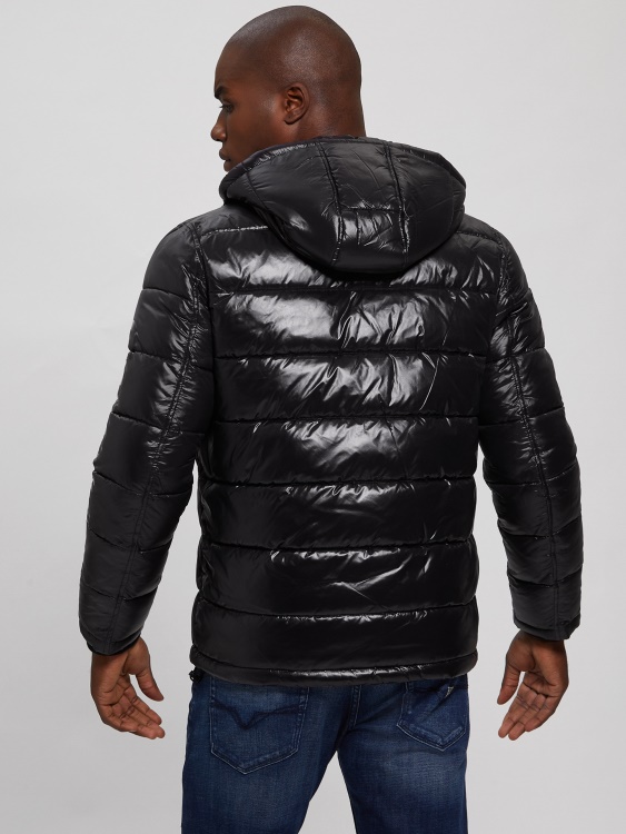 джет черно мулти антони лого пухено яке Guess