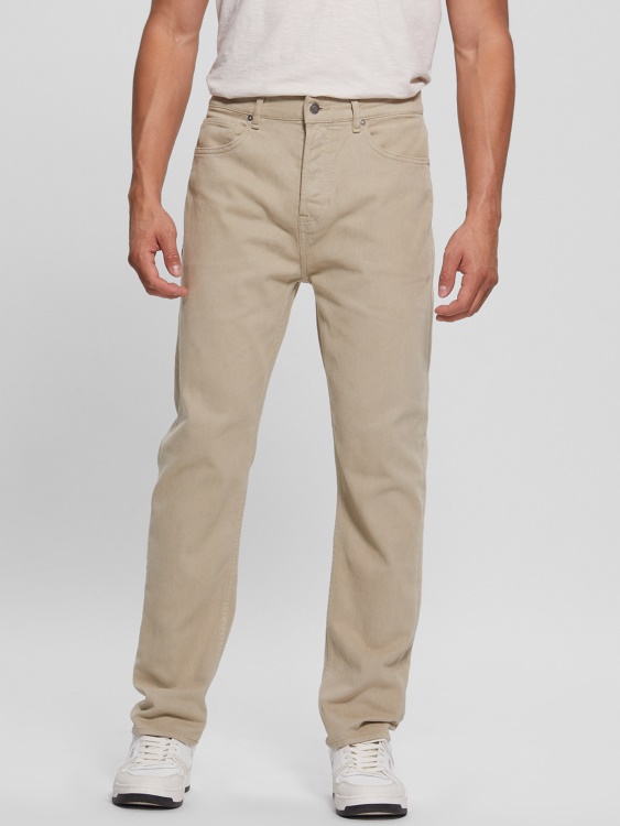 Eco James Slim Woven Pants Guess Pasadena Stone