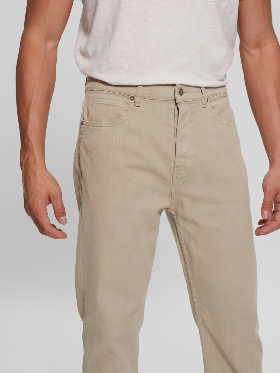 Eco James Slim Woven Pants Guess Pasadena Stone