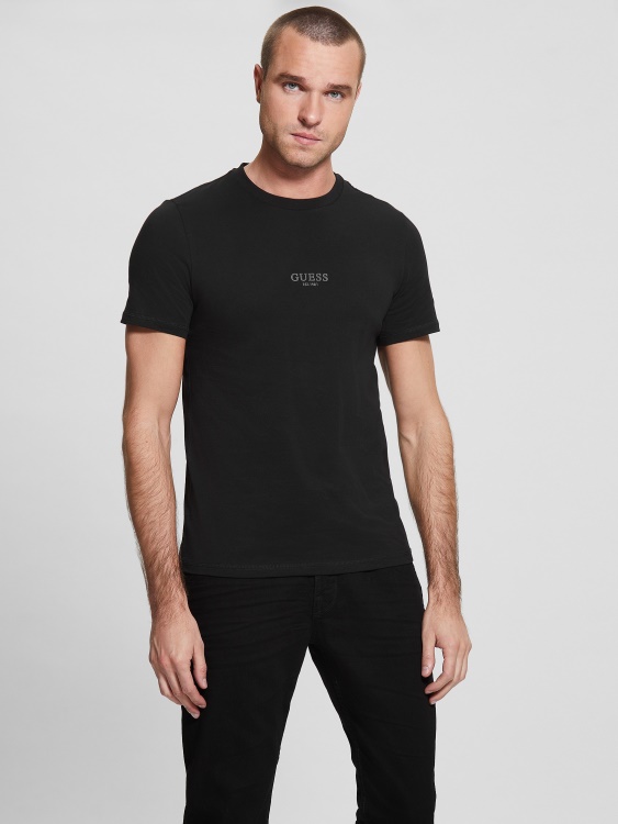 Eco Aidy Tee Jet Black Guess