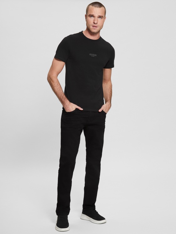 Eco Aidy Tee Jet Black Guess
