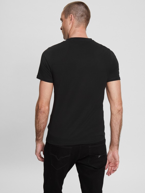 Eco Aidy Tee Jet Black Guess
