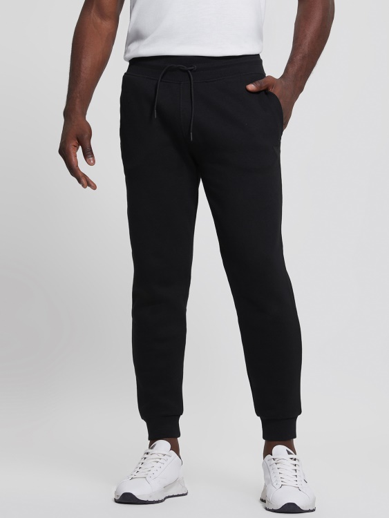 еко панталони с лого на Aldwin Guess Jet Black