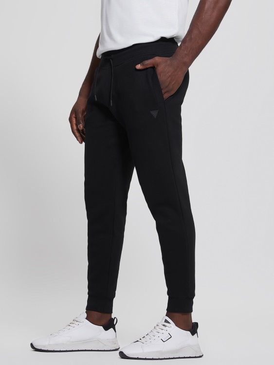 еко панталони с лого на Aldwin Guess Jet Black
