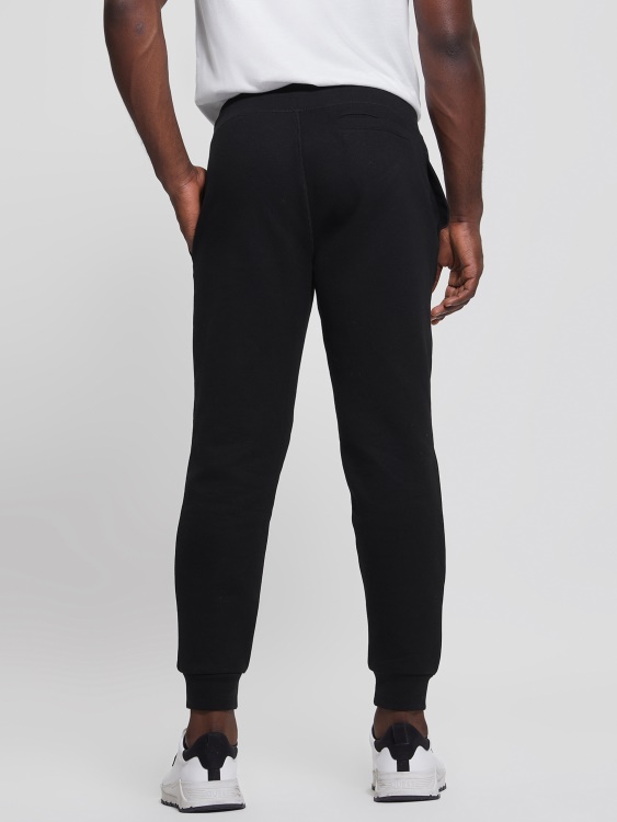 еко панталони с лого на Aldwin Guess Jet Black